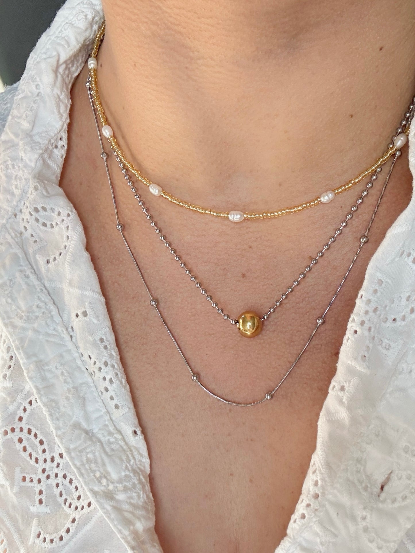 NALU PEARLS NECKLACE