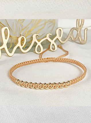 ANEMONA WOVEN ANKLETS