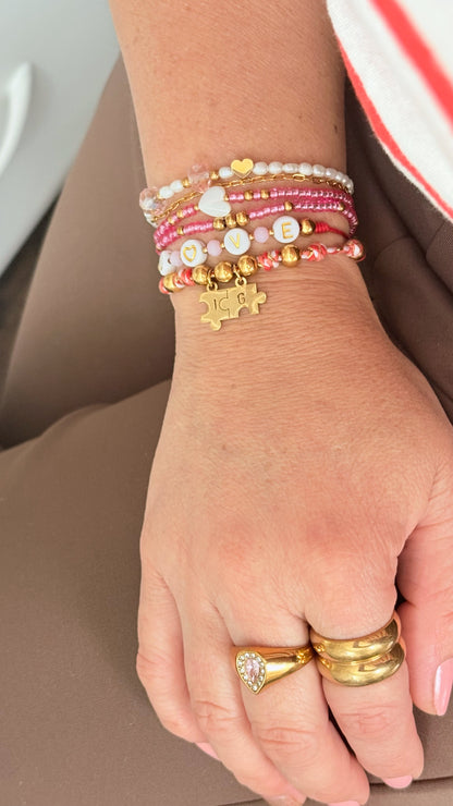 PUZZLE INITIAL BRACELET