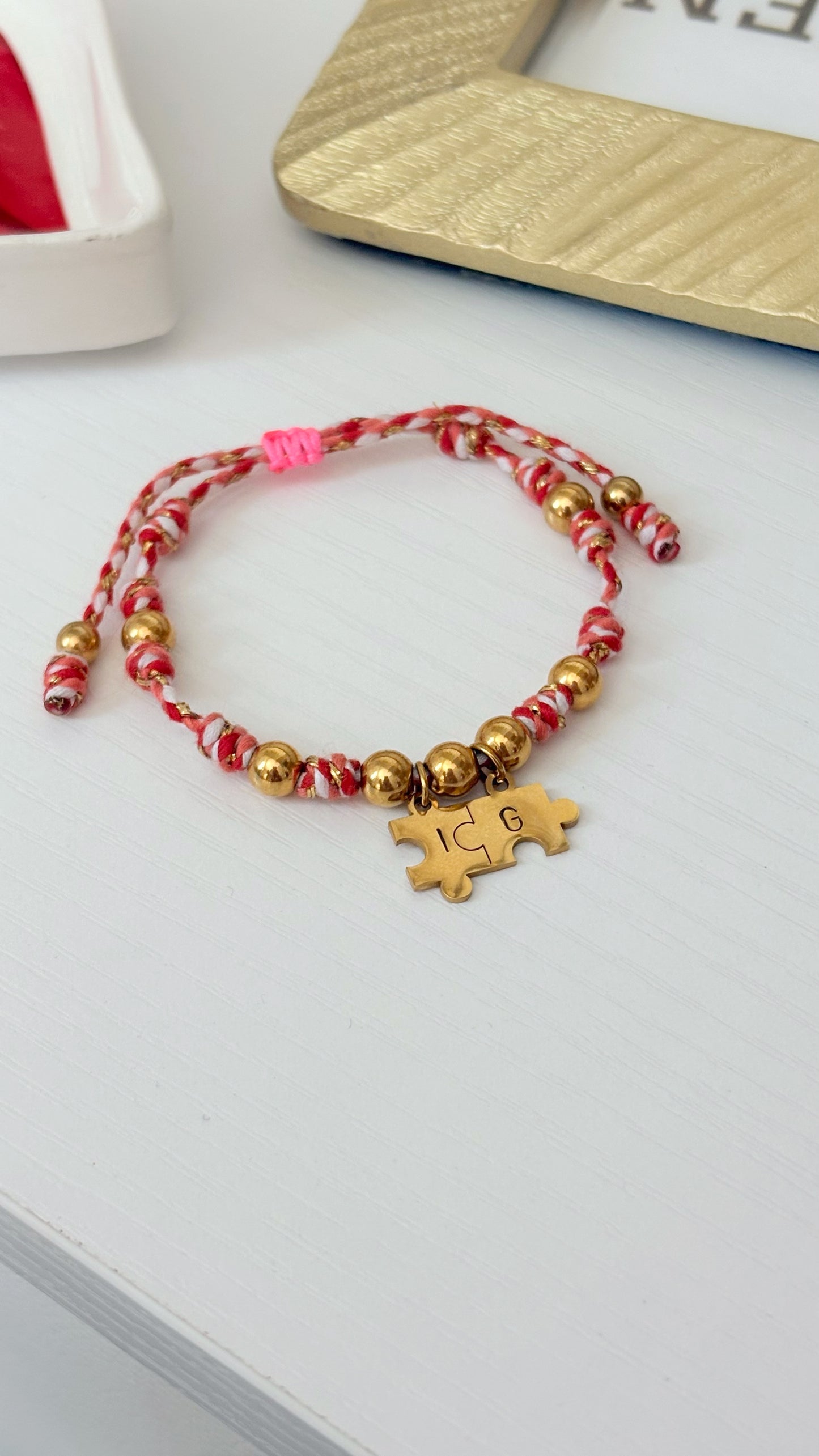 PUZZLE INITIAL BRACELET