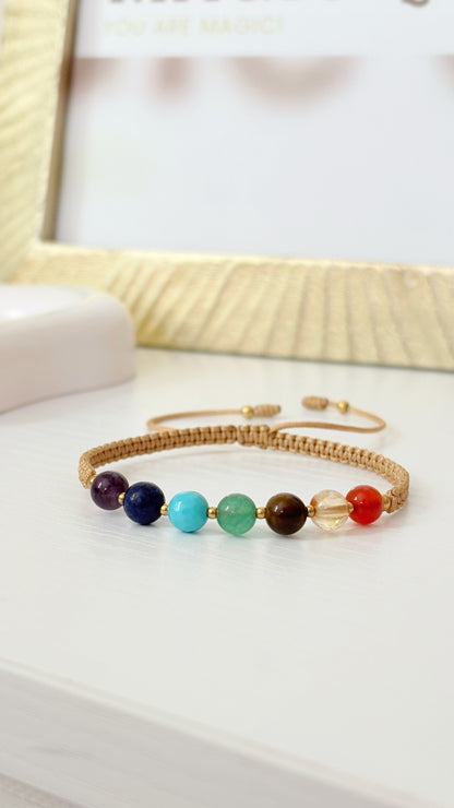 7 CHAKRAS WOVEN BRACELET