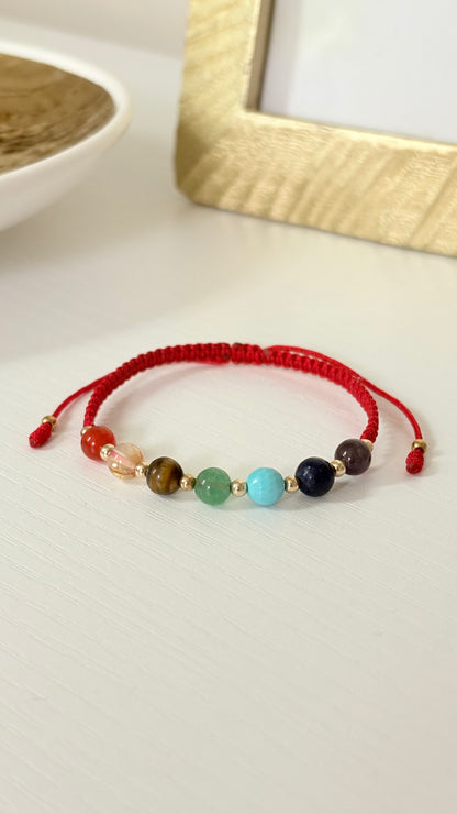 7 CHAKRAS WOVEN BRACELET